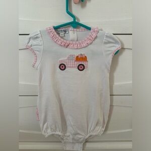 Magnolia Baby Pink and White Gingham Bubble